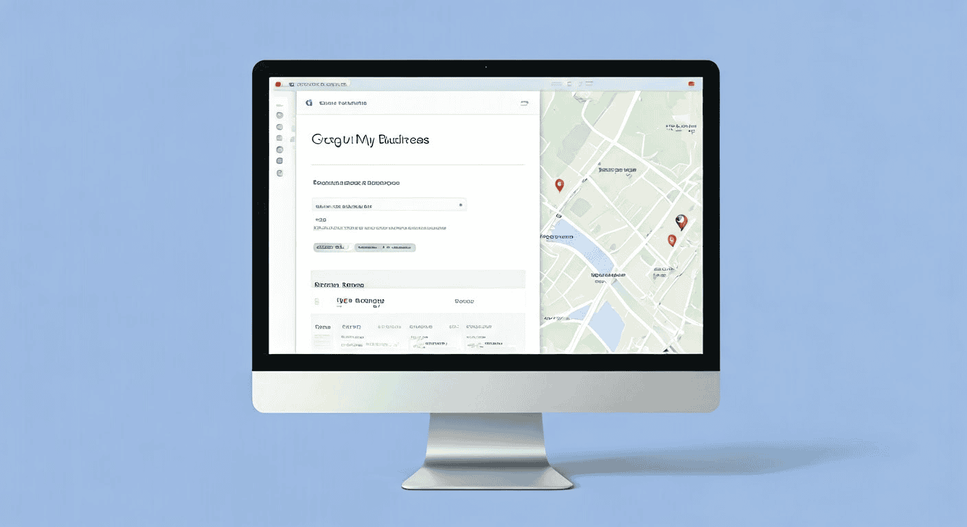 Google My Business profile illustration